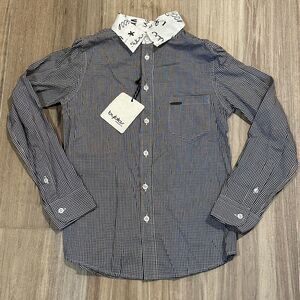 NWT Boys Gingham Dress Shirt